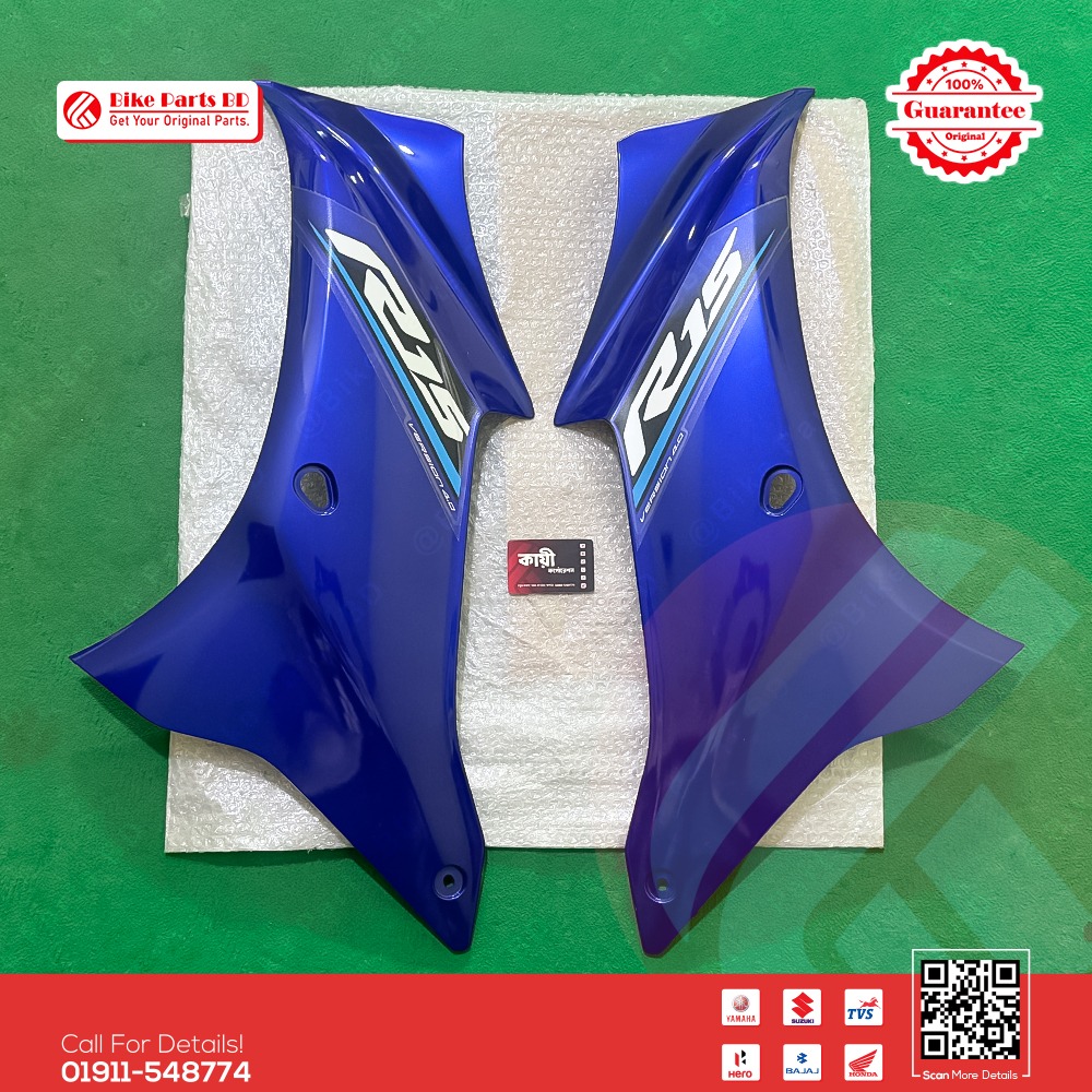 1/2 Part For Yamaha R15M  (YZF155-A R15S Mat Blue 2) Bike. thumbnail 2