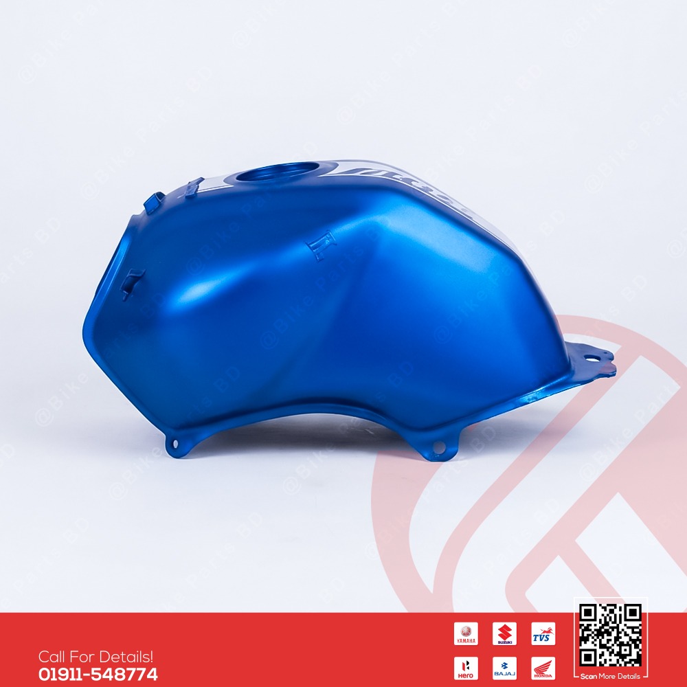 Fuel Tank for TVS RTR 2V (Matt Blue Color) bike.