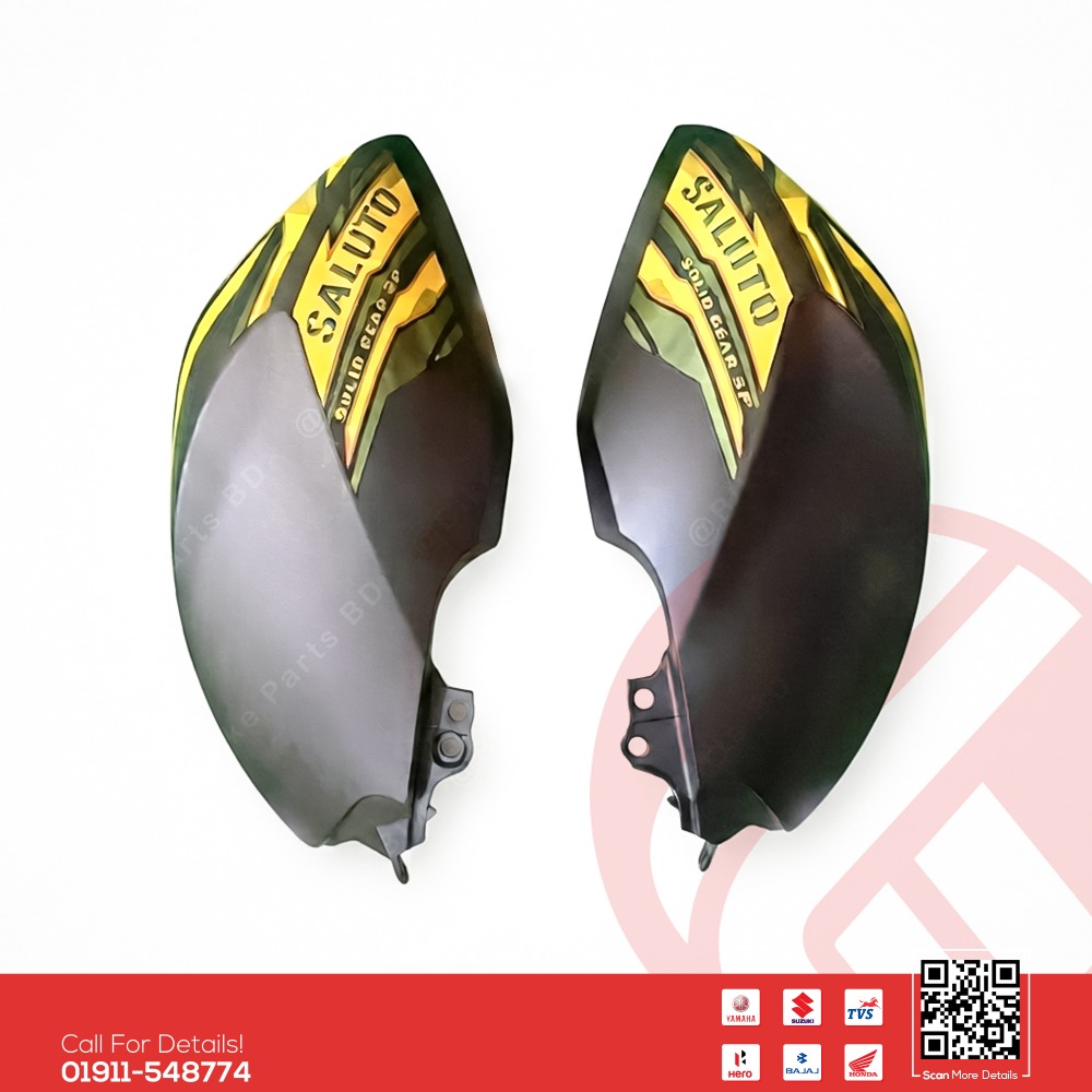 Tanky Box (Army Color) for Yamaha Saluto 125 bike.