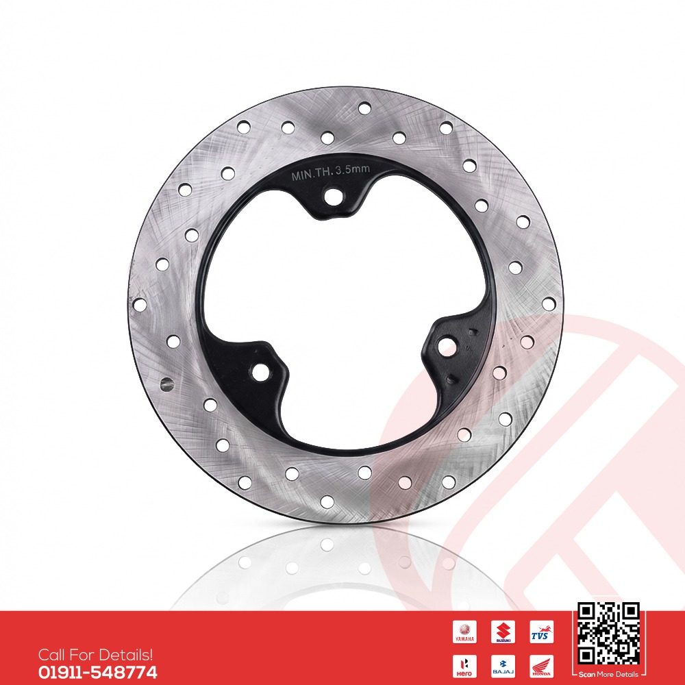 Break Disk Plate (Rear-Black) for Suzuki Gixxer , Gixxer SF (Old & New) bike.