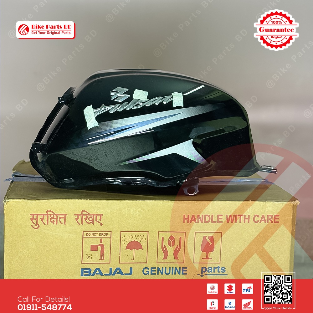 Fuel Tank for BAJAJ Pulser UG6 (Single Disk, Black-Nikil) bike. thumbnail 2