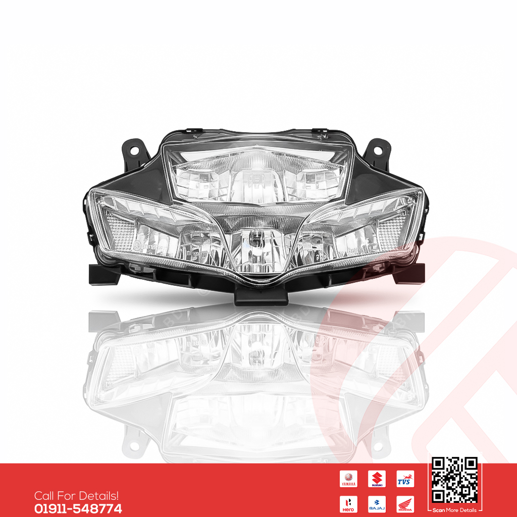 Headlight Assy for Suzuki Gixxer SF (New Model) bike.