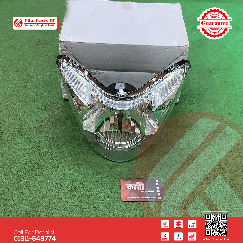 Headlight Assy for Suzuki Hayate bike.