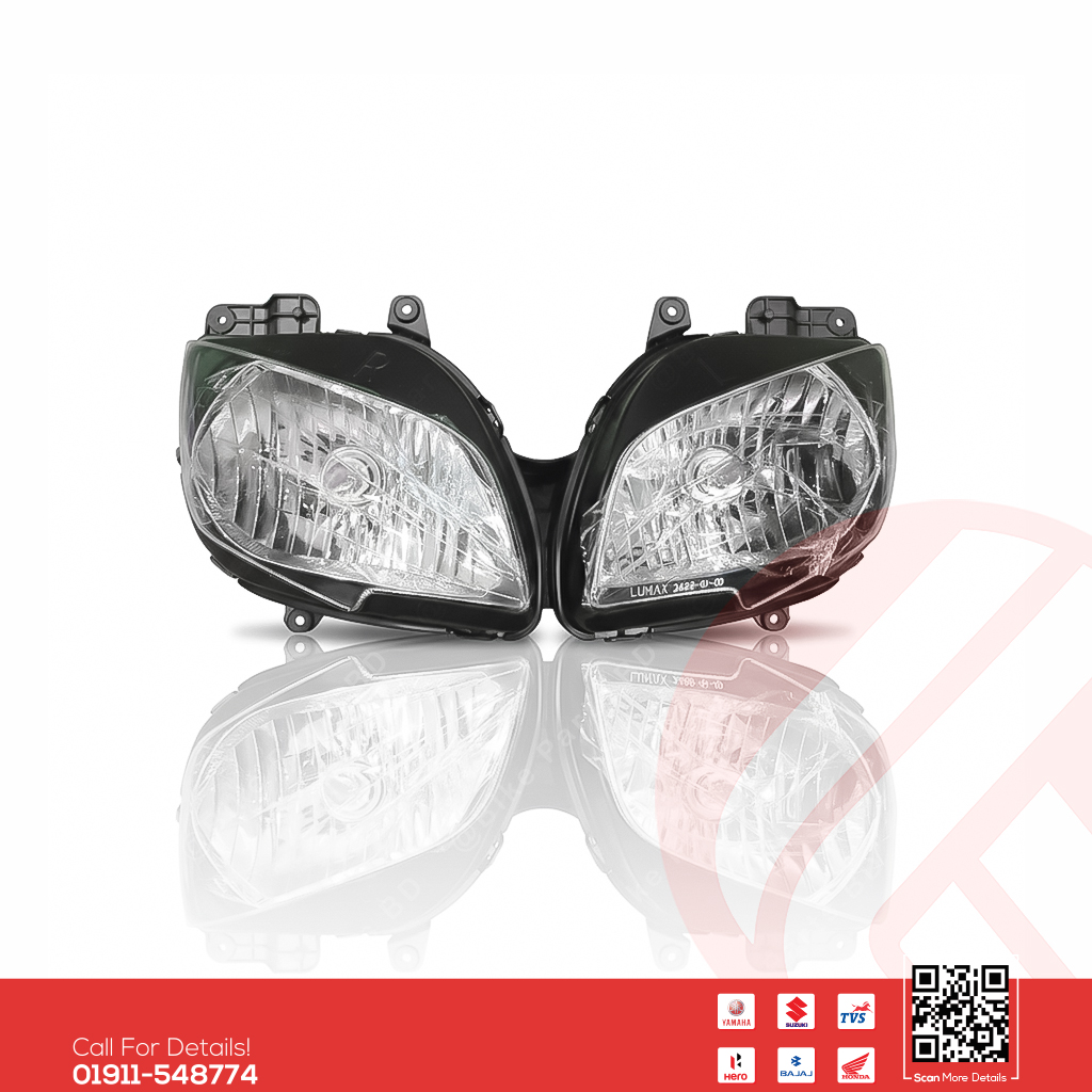 Headlight assy for Yamaha Fazer V2 bike.