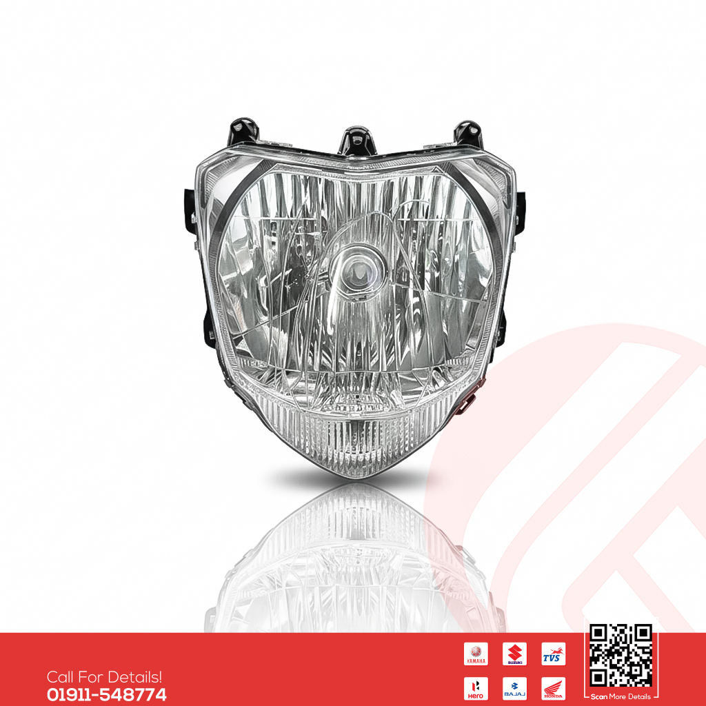 Headlight Assy for Yamaha FZS V1 bike. thumbnail 1