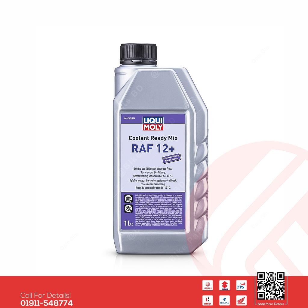 LIQUI MOLY RAF 12+ PREMIXED COOLANT RED 1L.