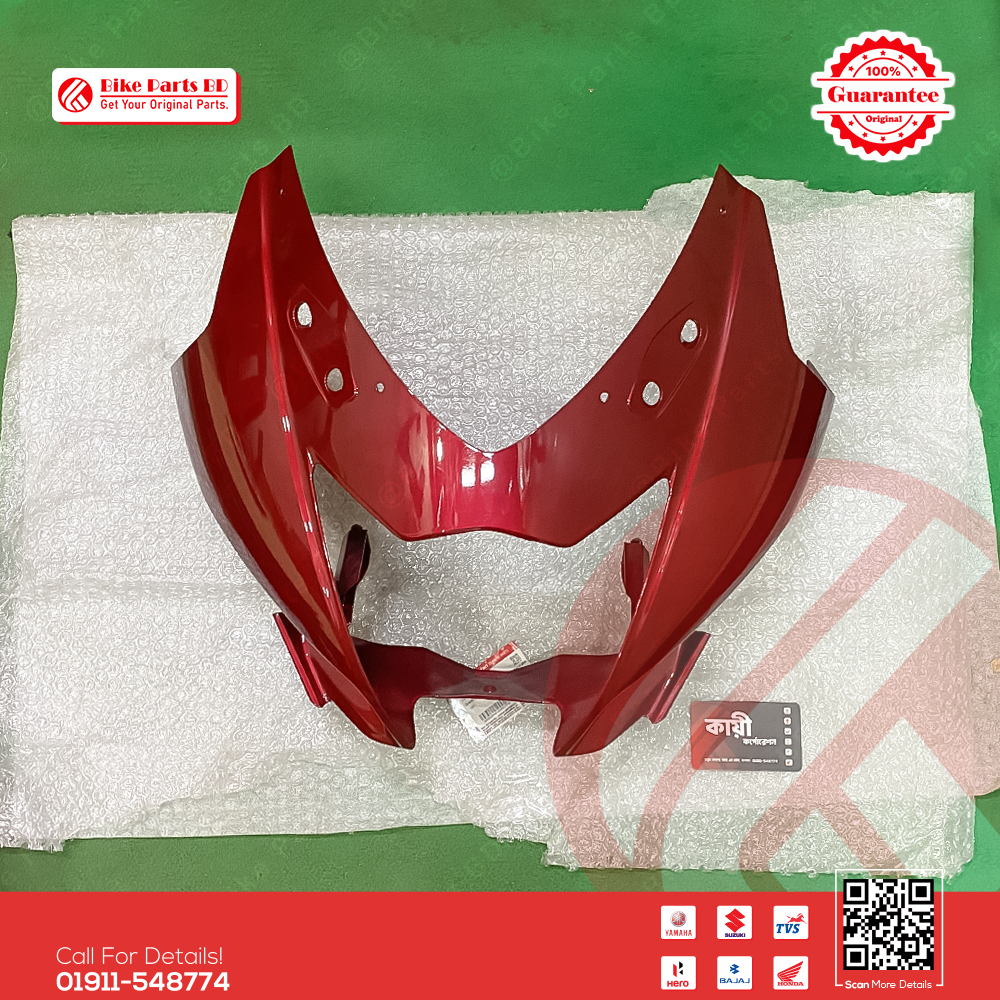 Metershed-Faring for Suzuki Gixxer SF (Old Model, Merun Red) bike.