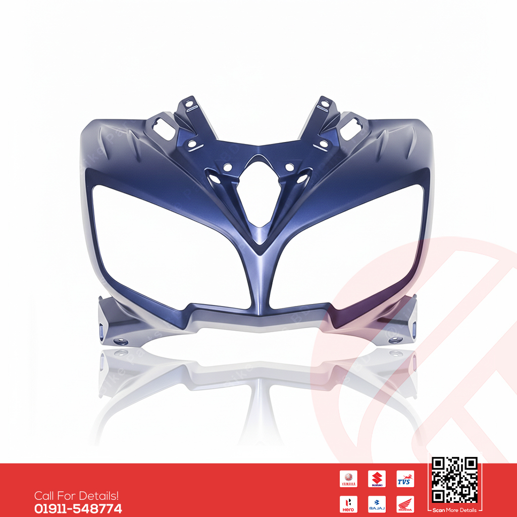 Metershed-Faring for Yamaha Fazer V2 (Matte Blue) bike.