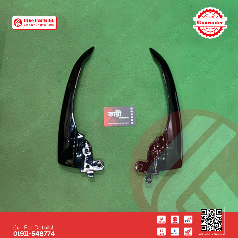 Pillion Handle (Seat Handle Black) for Suzuki Gixxer & Gixxer SF (Old Model-Glossy Black Color) bike. thumbnail 2