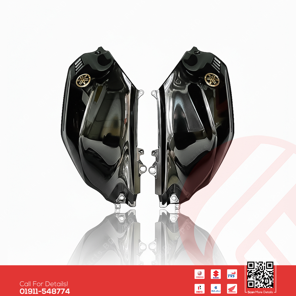 Tanky Box for Yamaha R15 V4 Monster (Black) bike.