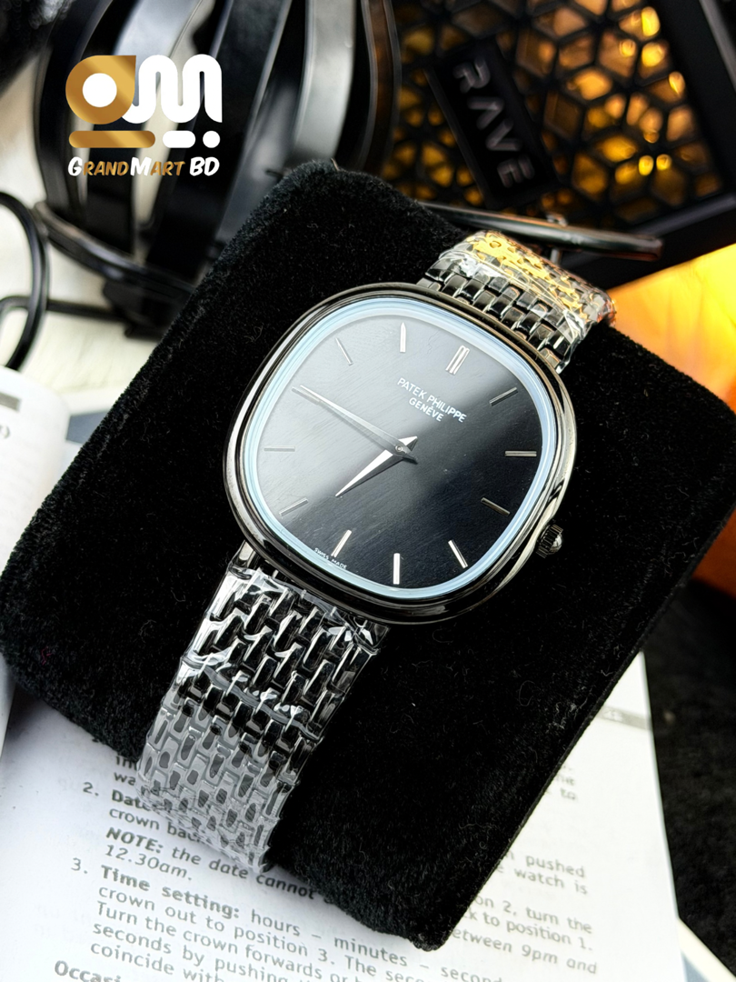 Full Black Patek Philippe Golden Ellipse_img_1