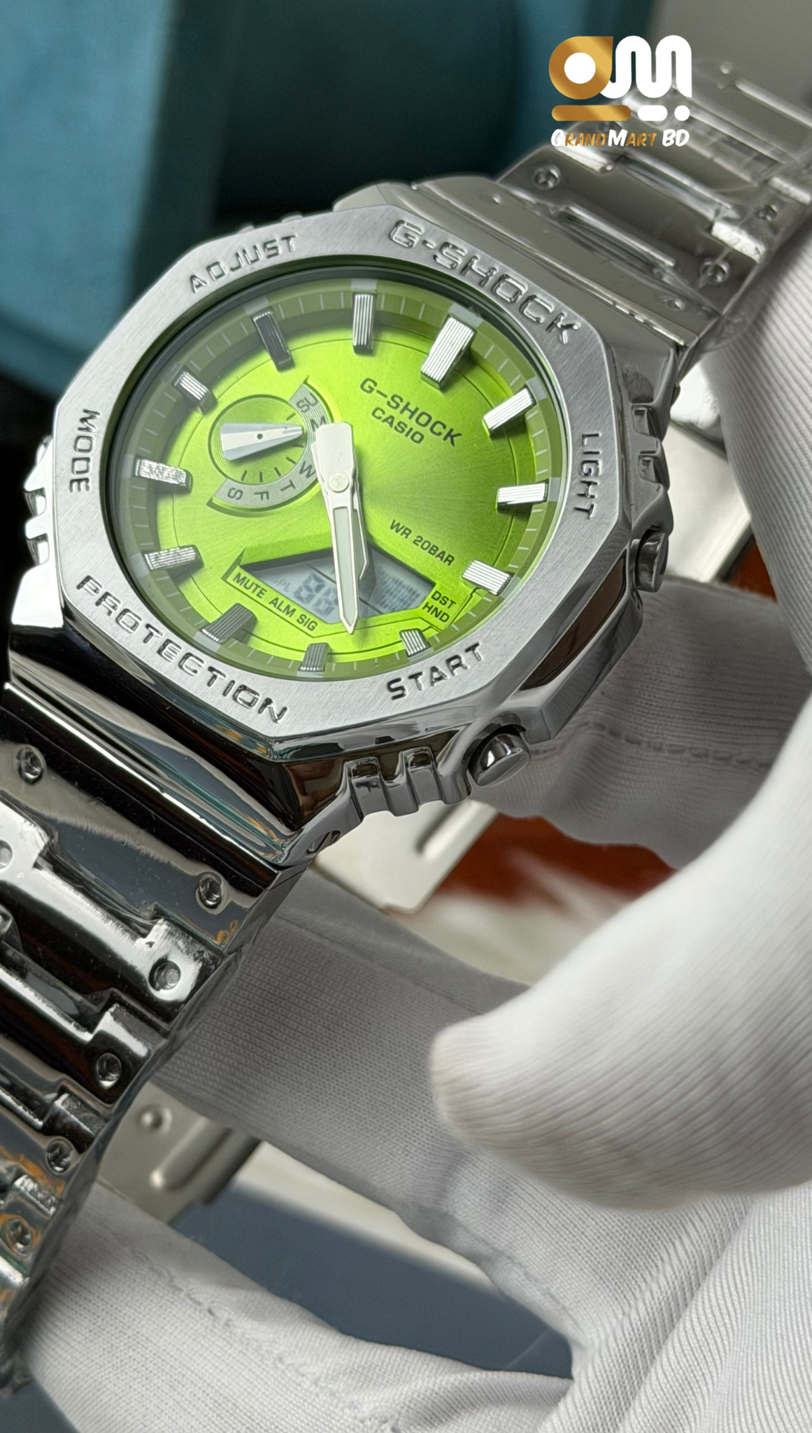 G-Shock GM-2110D-4A watch || Green Dial_img_2