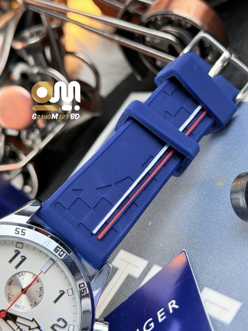 Tommy Hilfiger Bank Chronograph men's watch  || Blue Strap_img_2