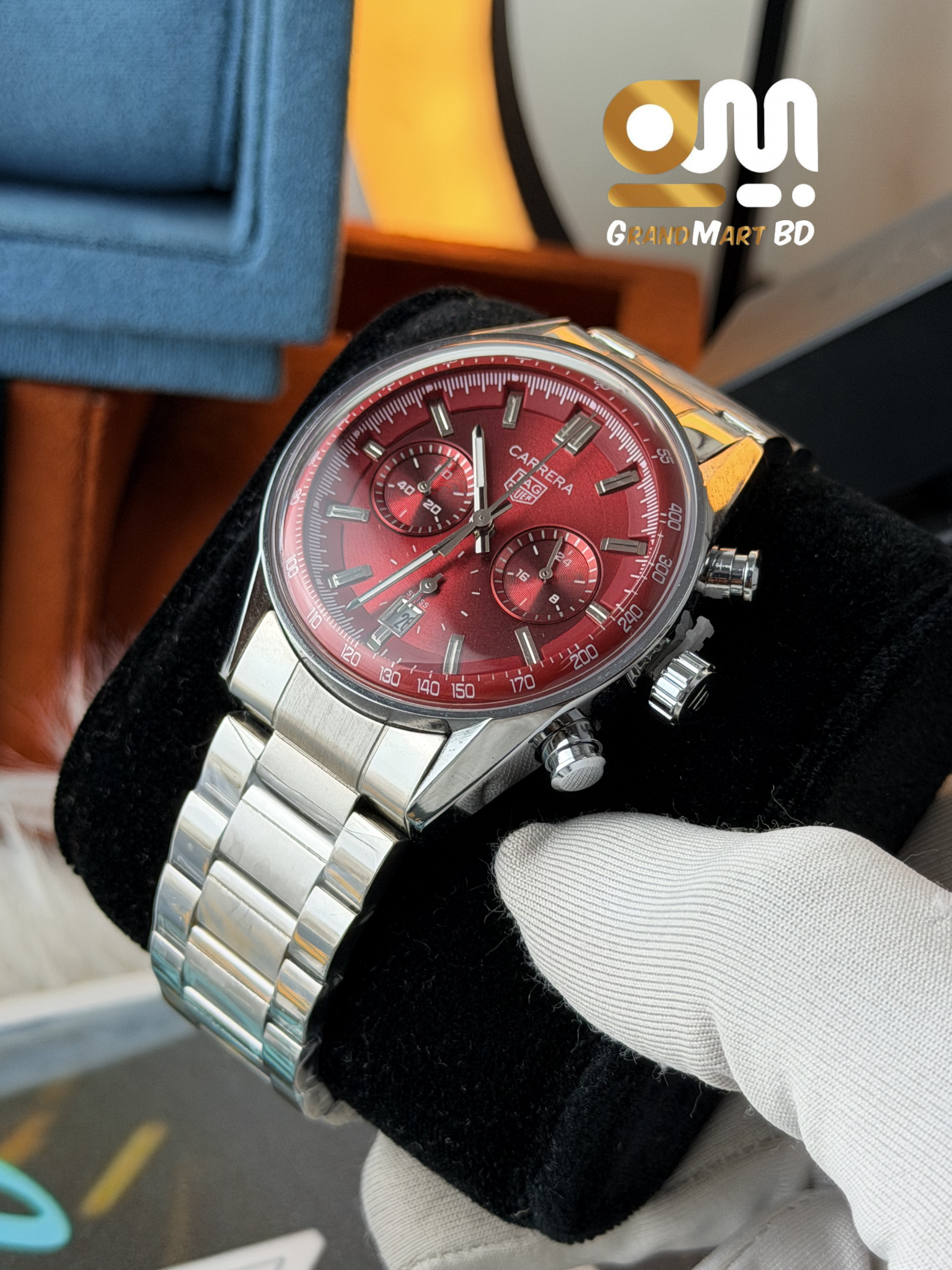 TAG Heuer Carrera Chronograph || Red Dial_img_2