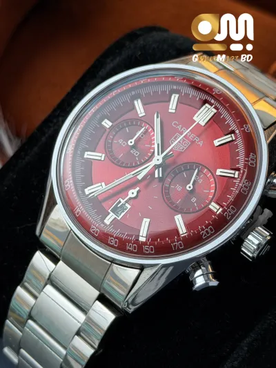 TAG Heuer Carrera Chronograph || Red Dial_img_1