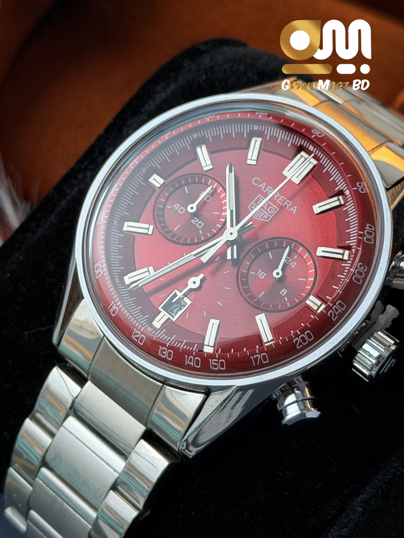 TAG Heuer Carrera Chronograph || Red Dial_img_1