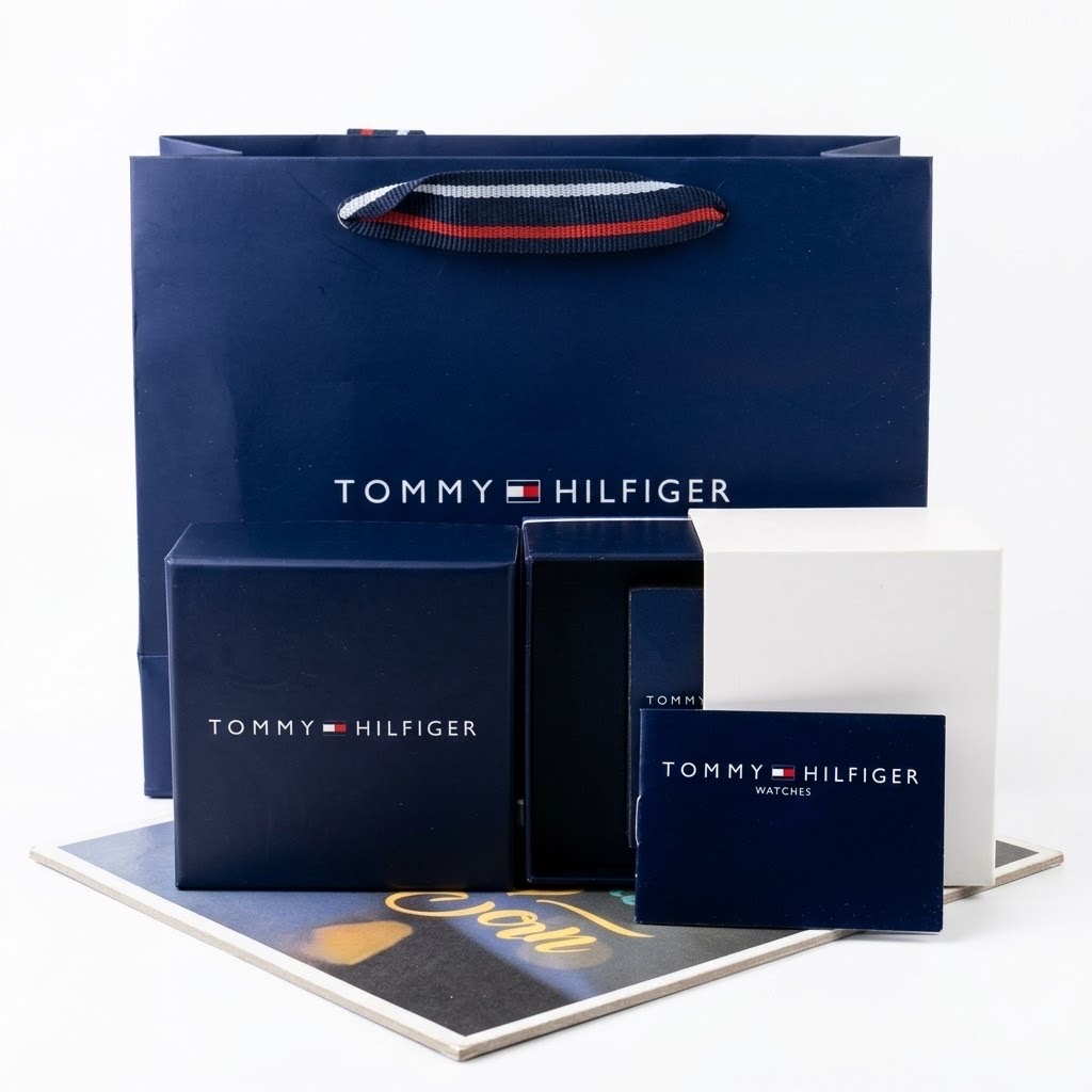 TOMMY HILFIGER BRAND BOX & BAG