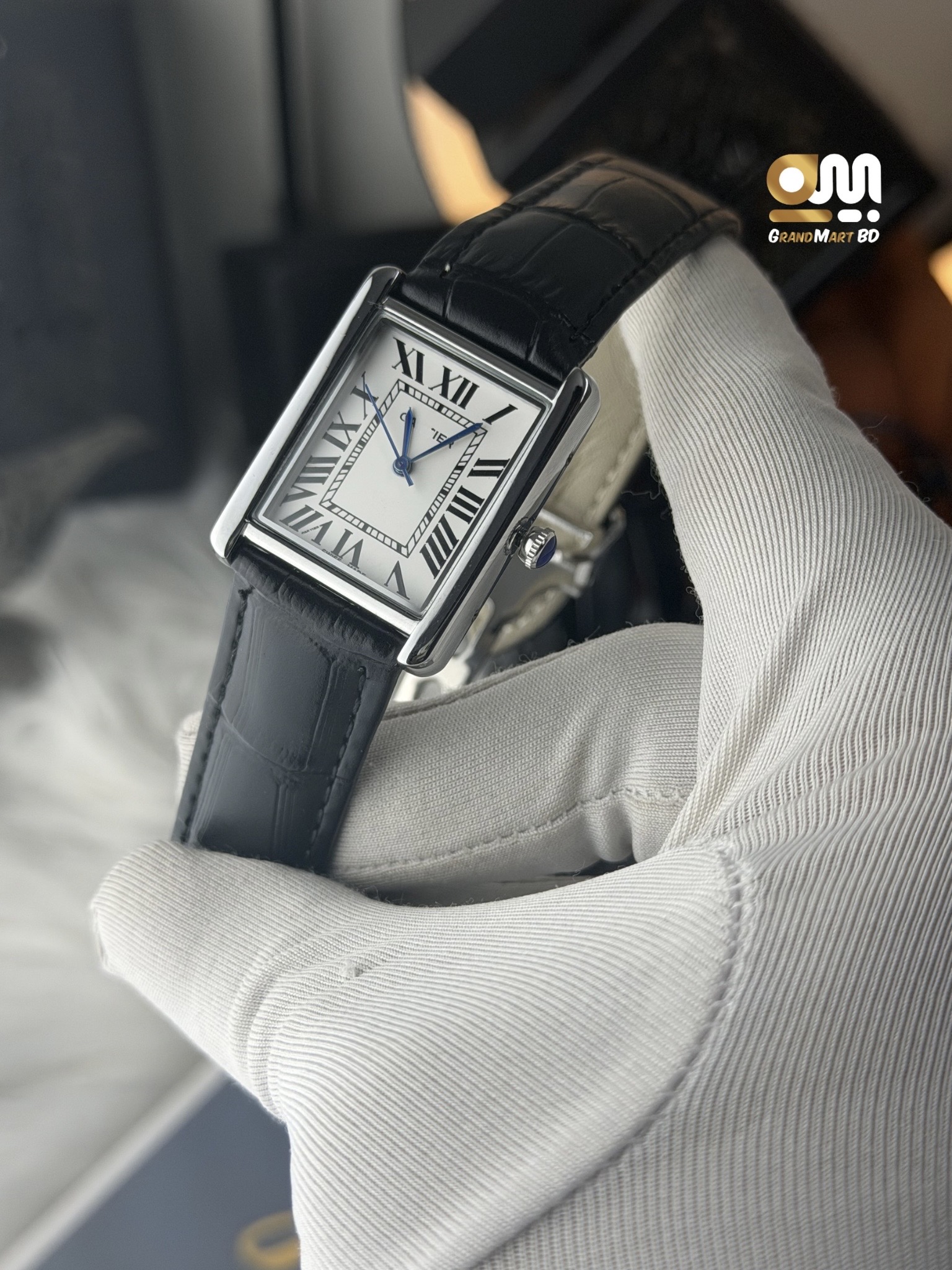 Cartier Tank watch || White Dial