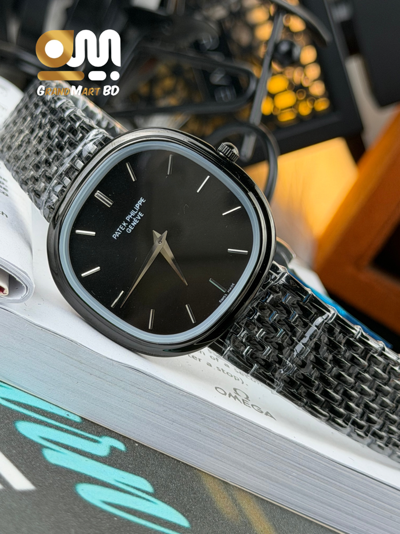 Full Black Patek Philippe Golden Ellipse