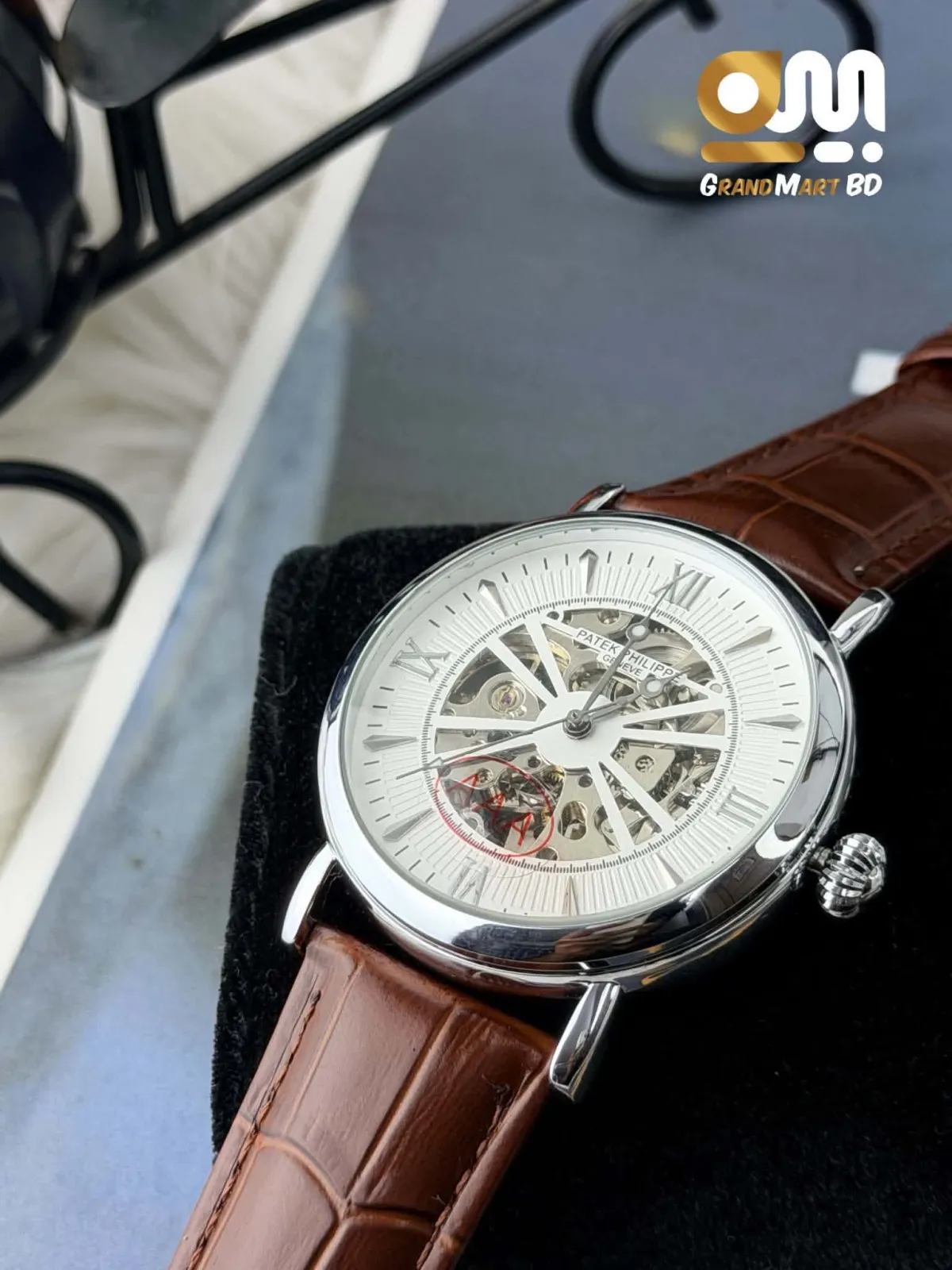 PATEK PHILIP | SILVER WHITE DIAL SKLETON