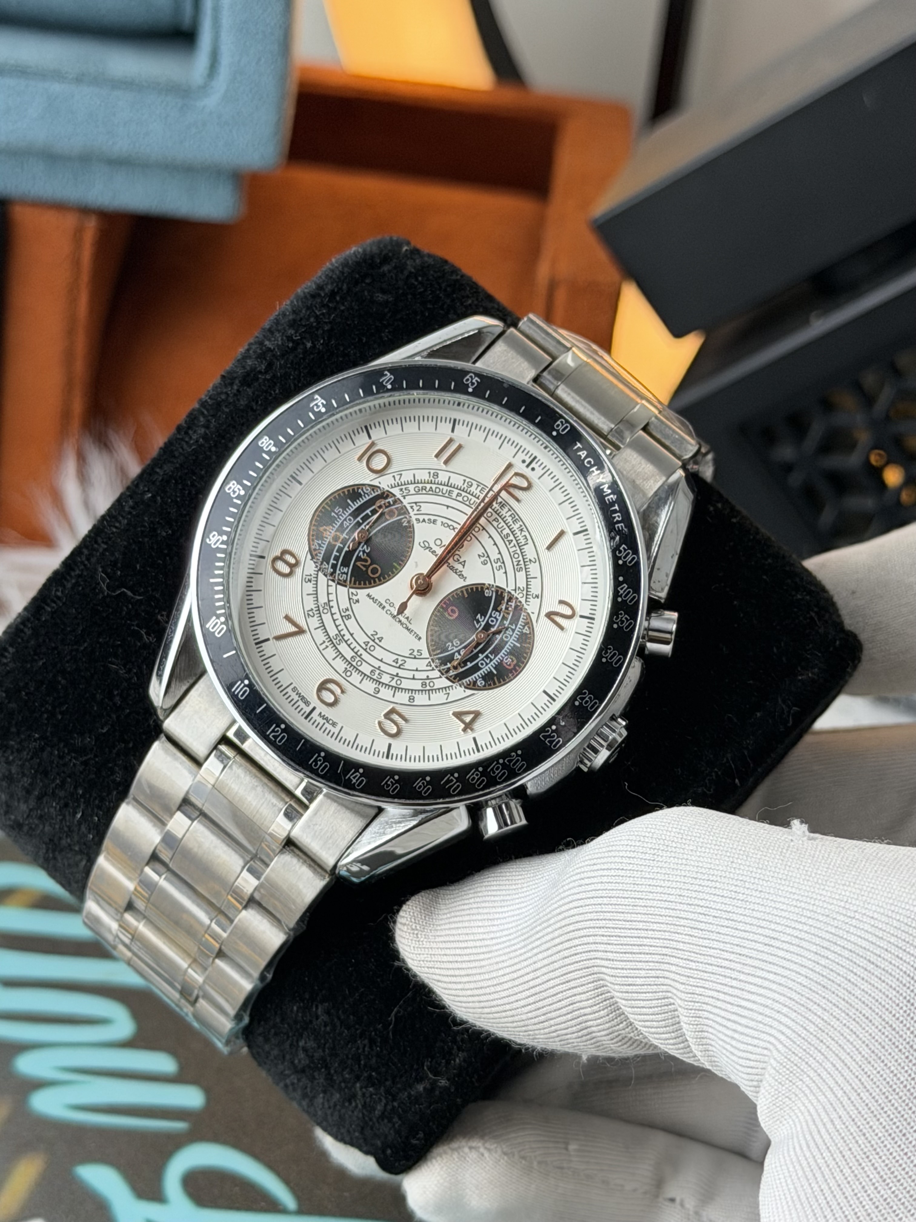 Omega Chronoscope || White Dial