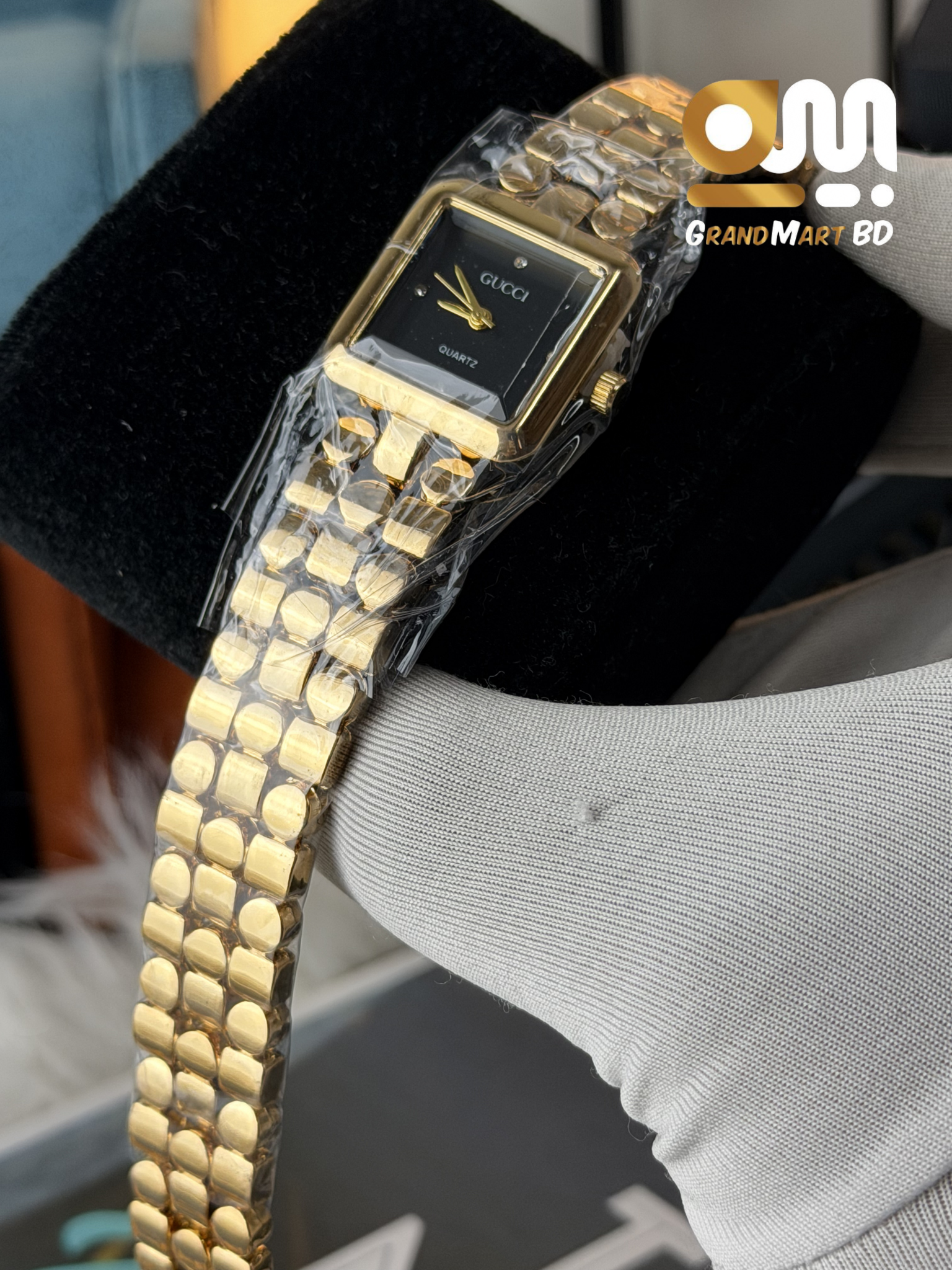 Gucci Girls || Squre Black Dial