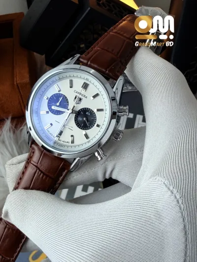 TAG CARRERA | WHITE BLACK DIAL |ACTIVE CHORNOGRAPH_img_1