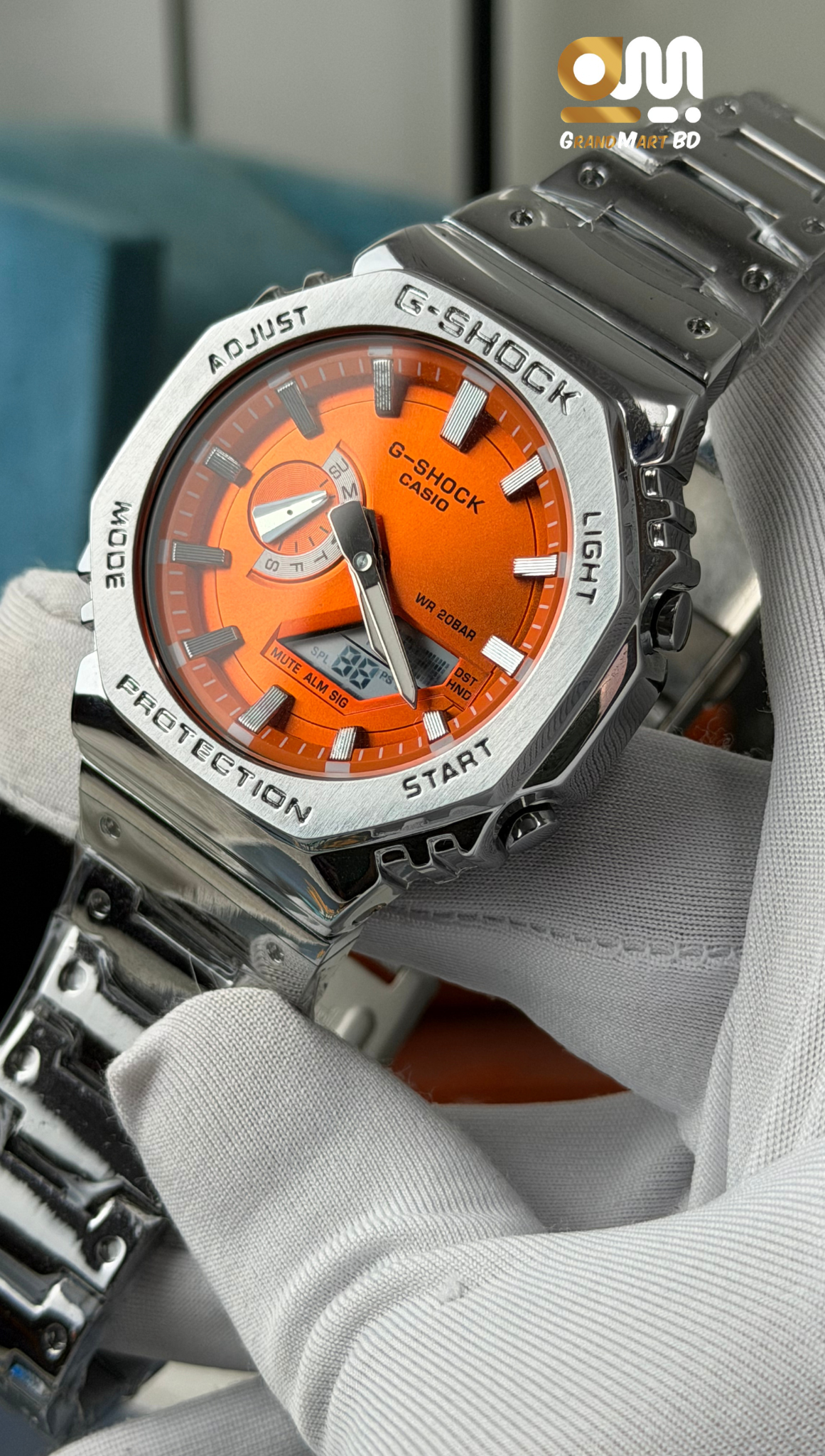 G-Shock GM-2110D-4A watch || Orange Dial_img_2