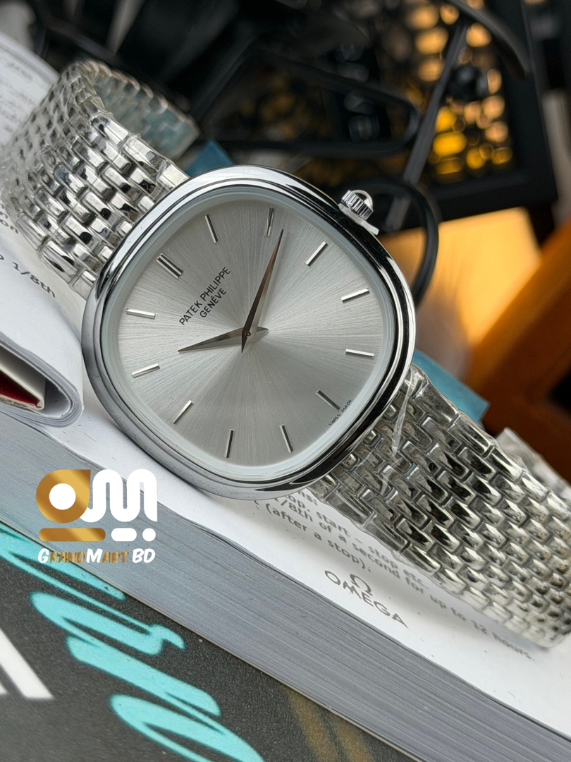 Silver -tone Patek Philippe Golden Ellipse_img_1