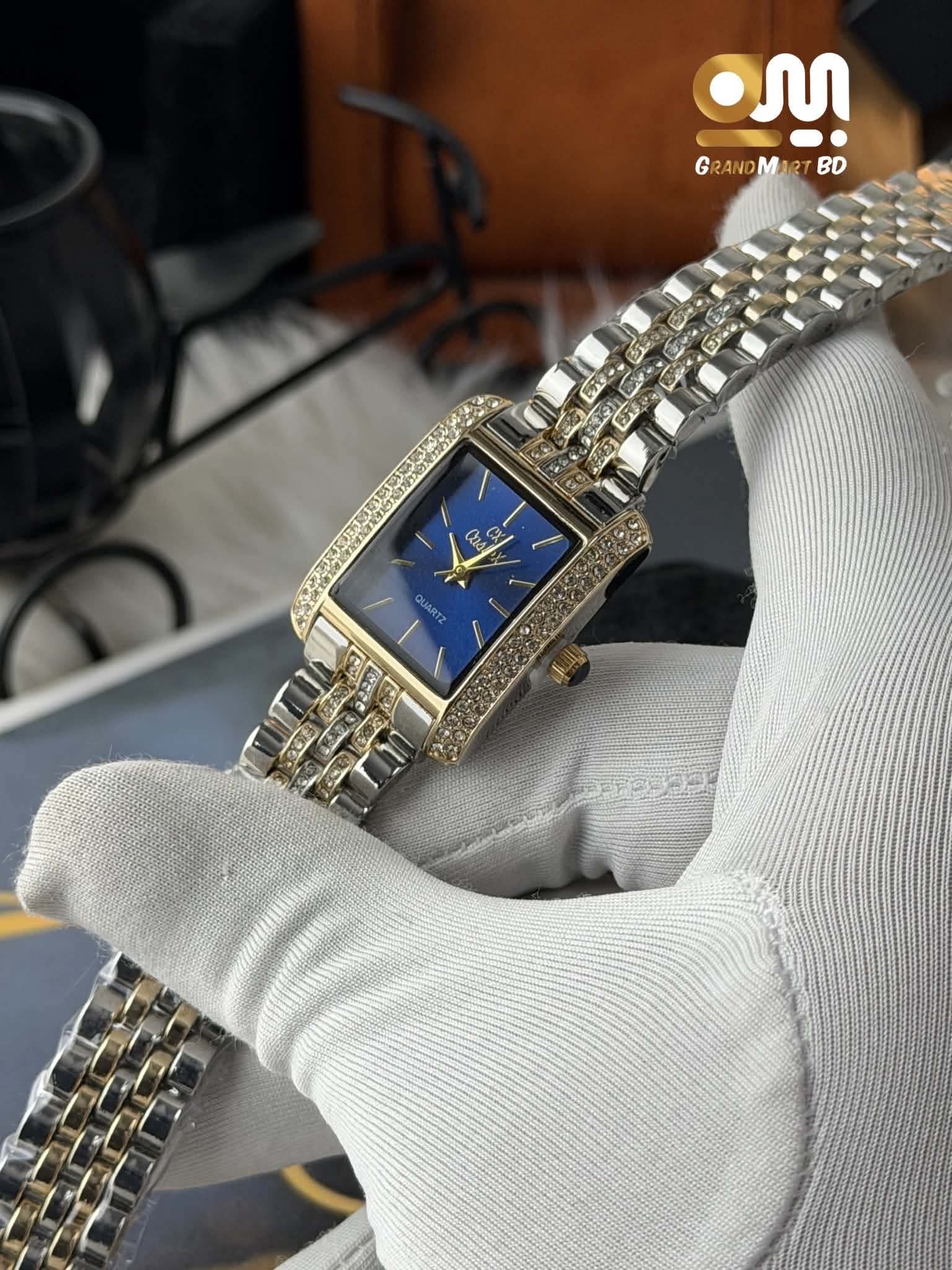 CASLEX GIRLS WATCH |BLUE SQUARE DIALS