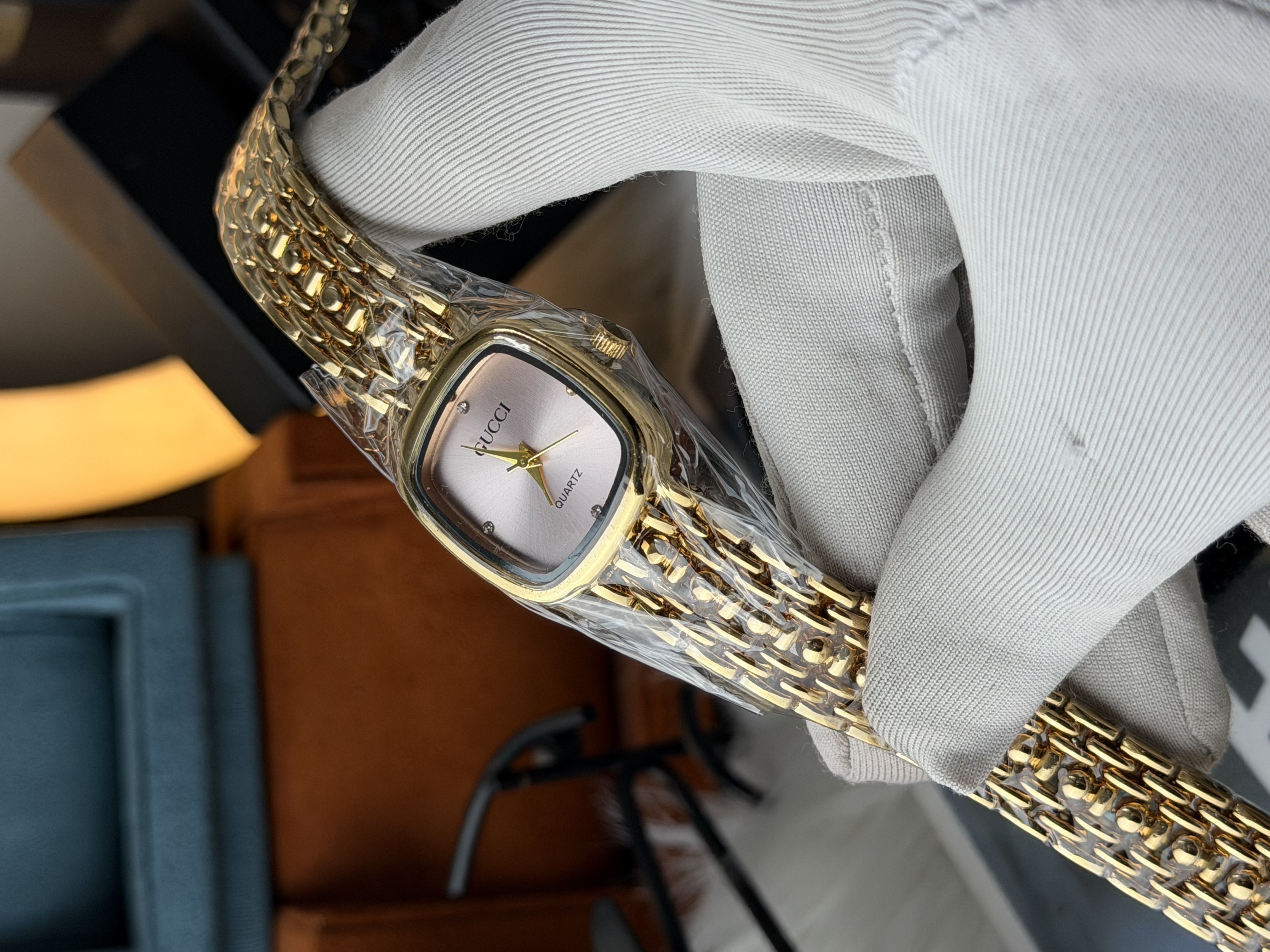 Gucci pink dial