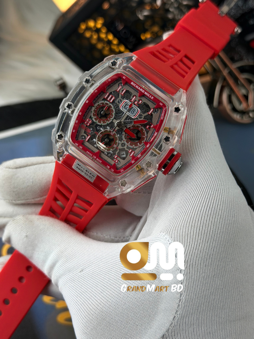 RM ACTIVE CHRONOGRAPH ||RED STRAP