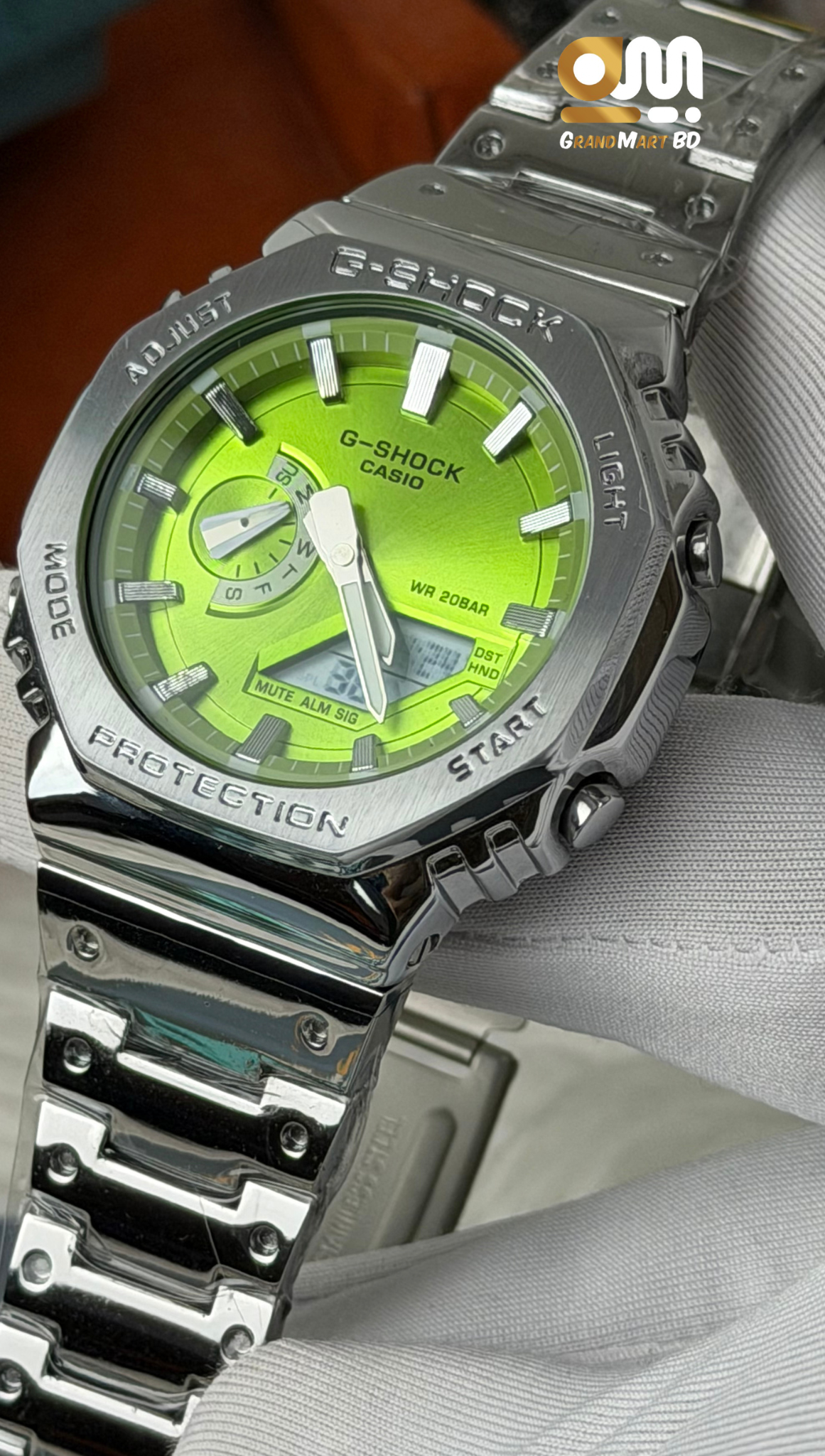 G-Shock GM-2110D-4A watch || Green Dial_img_1
