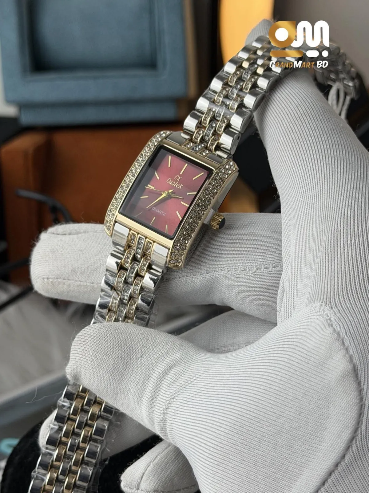 CASLEX GIRLS WATCH |RED SQUARE DIALS