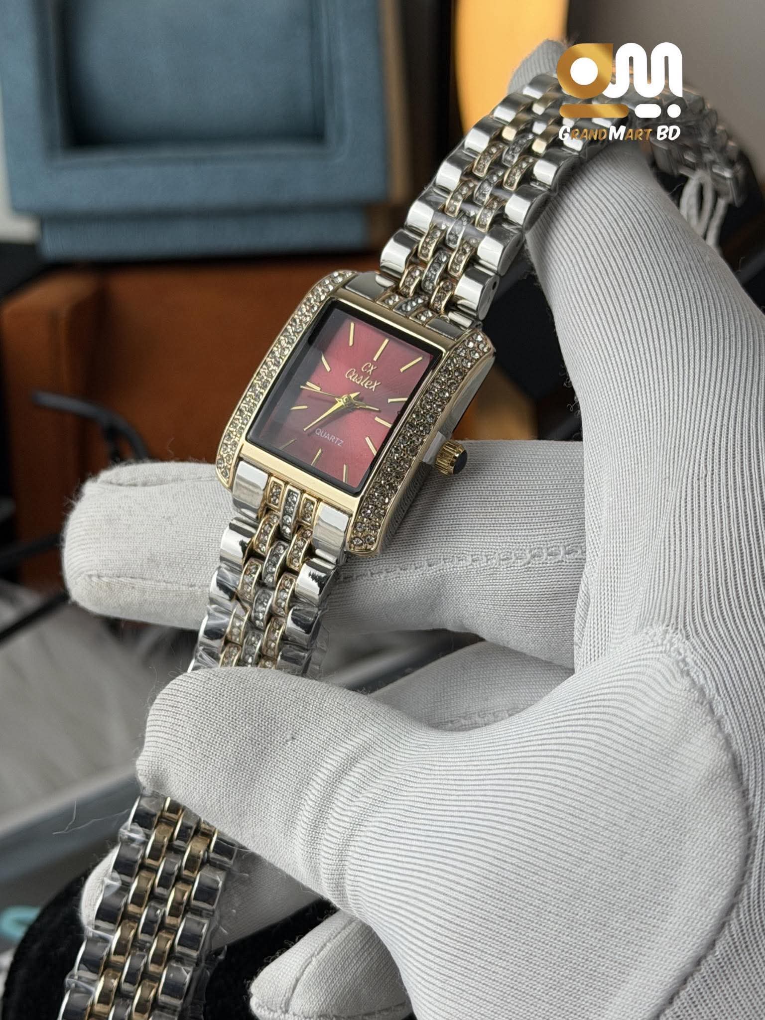 CASLEX GIRLS WATCH |RED SQUARE DIALS