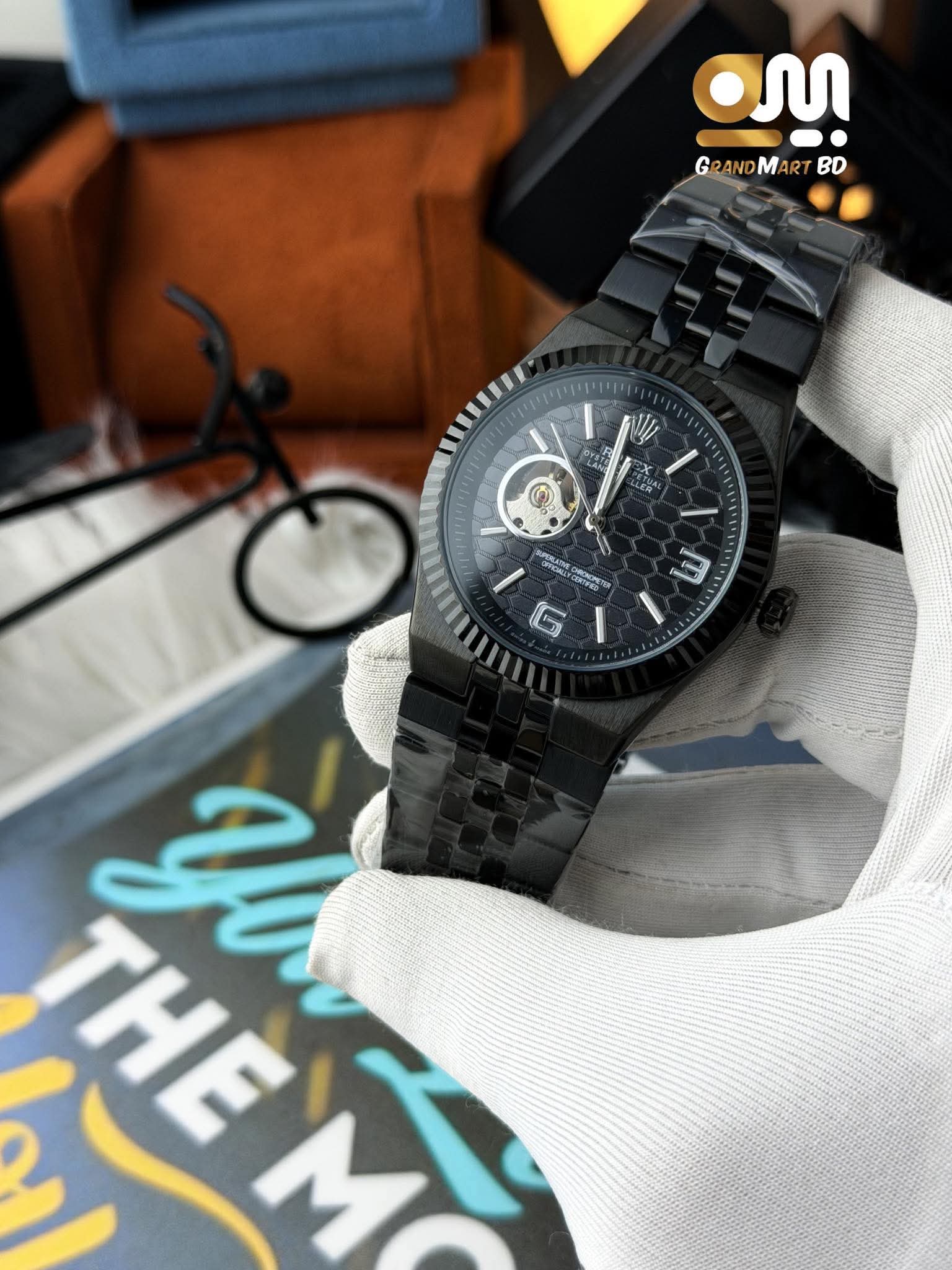 ROLEX OPEN HEART AUTOMATIC | BLACK