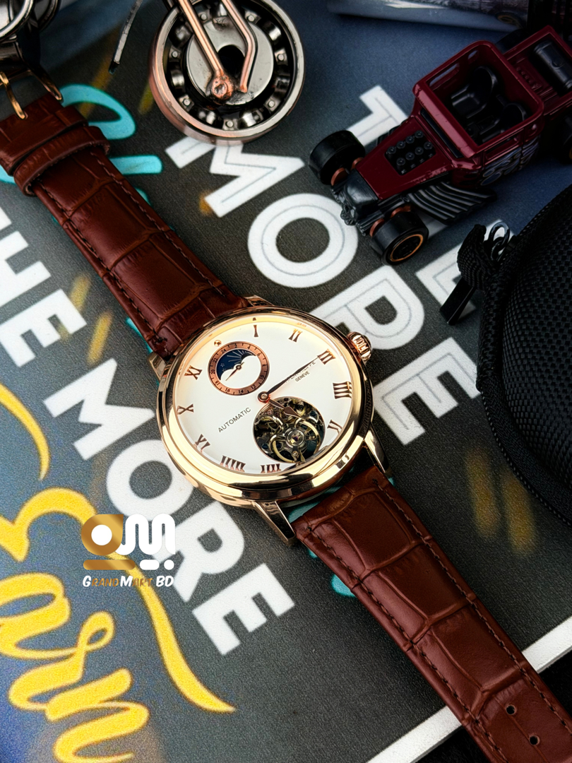 Patek Philippe "Alchemist Moonphase Open Heart" || White Dial || Dial Side Rose_img_1