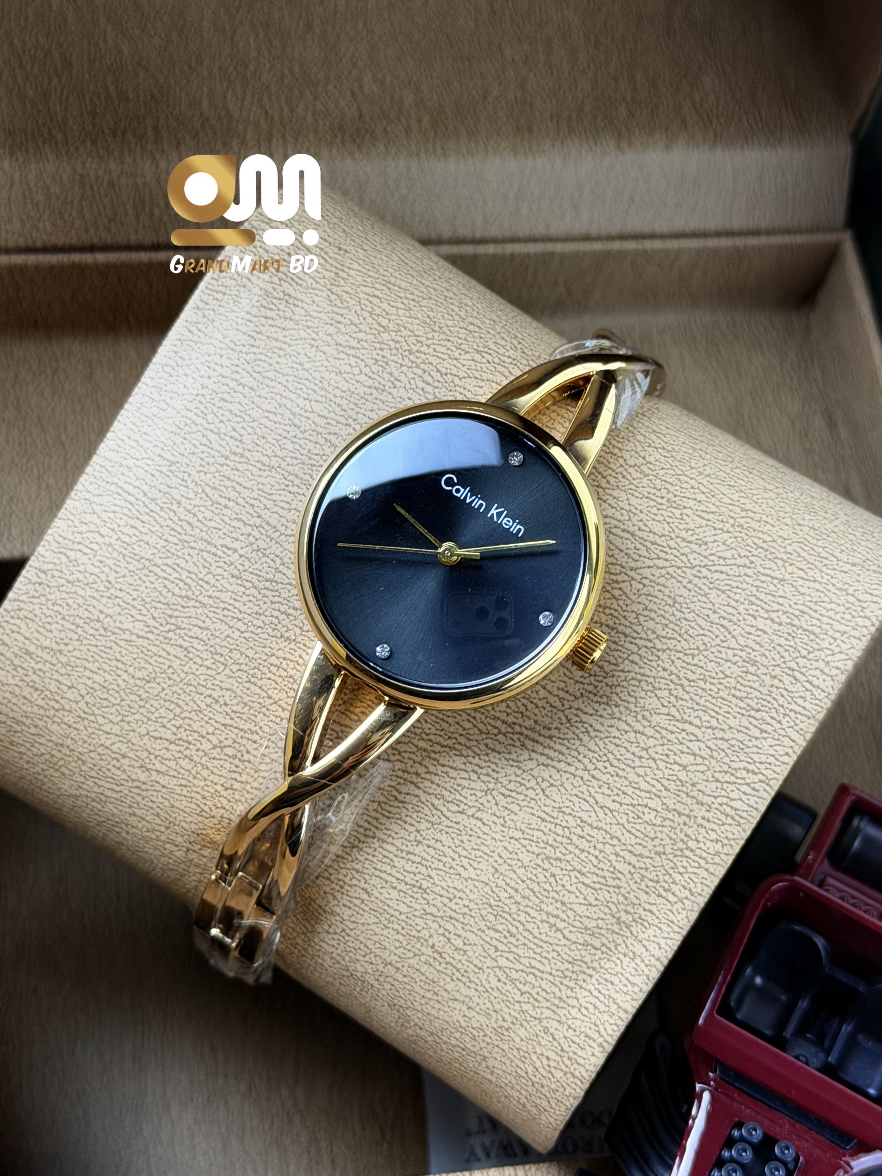 Ck Girls watch black oval dial_img_2