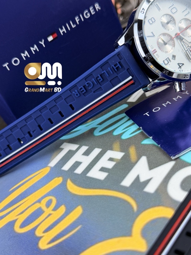 Tommy Hilfiger Bank Chronograph men's watch  || Blue Strap_img_1