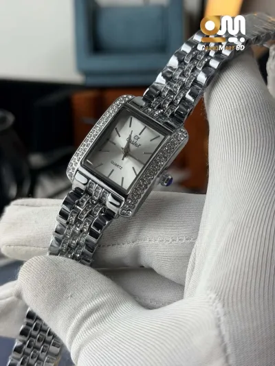 CASLEX GIRLS WATCH |SILVER SQUARE DIALS_img_0