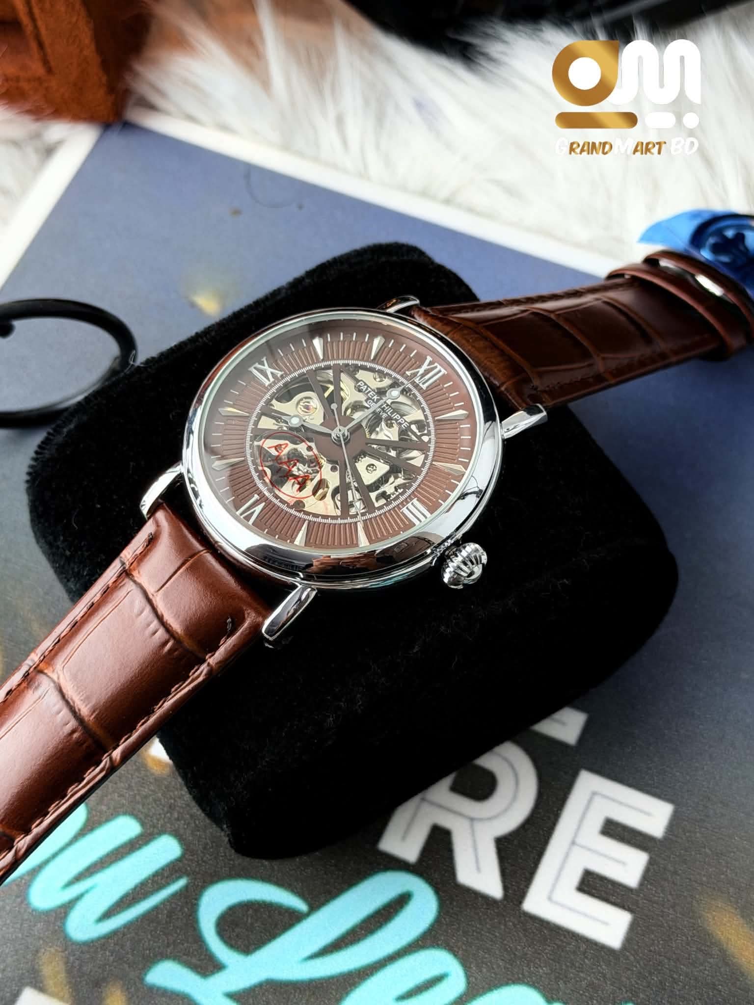 PATEK PHILIP | SILVER BROWN SKLETON