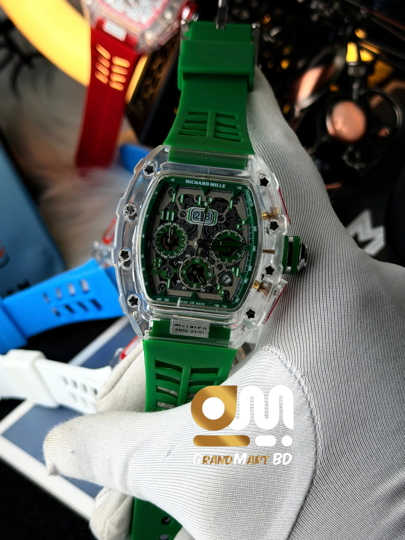 RM ACTIVE CHRONOGRAPH || GREEN DIAL GREEN STRAP_img_1