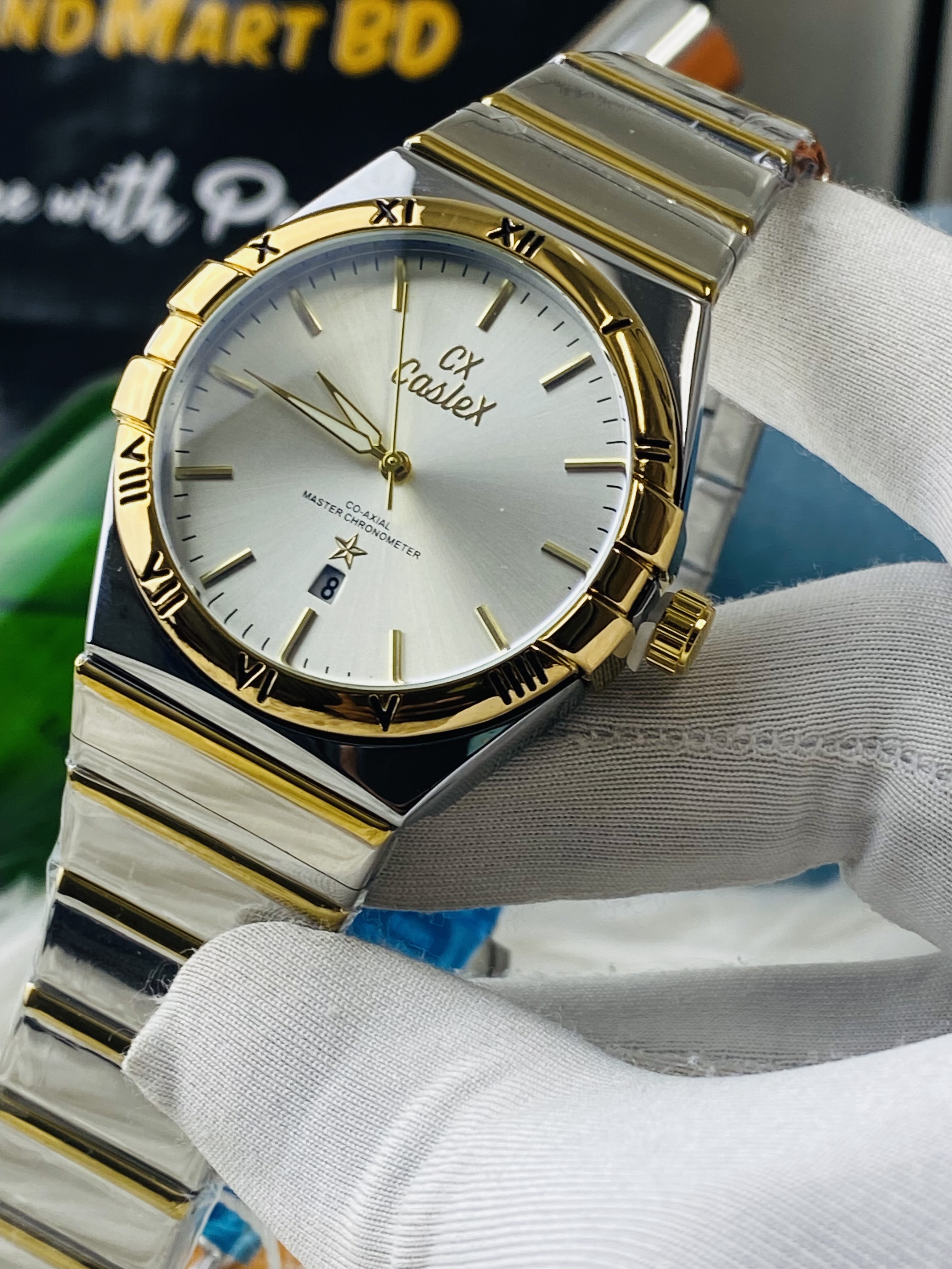 Caslex Men Two Tone || With butterfly lock