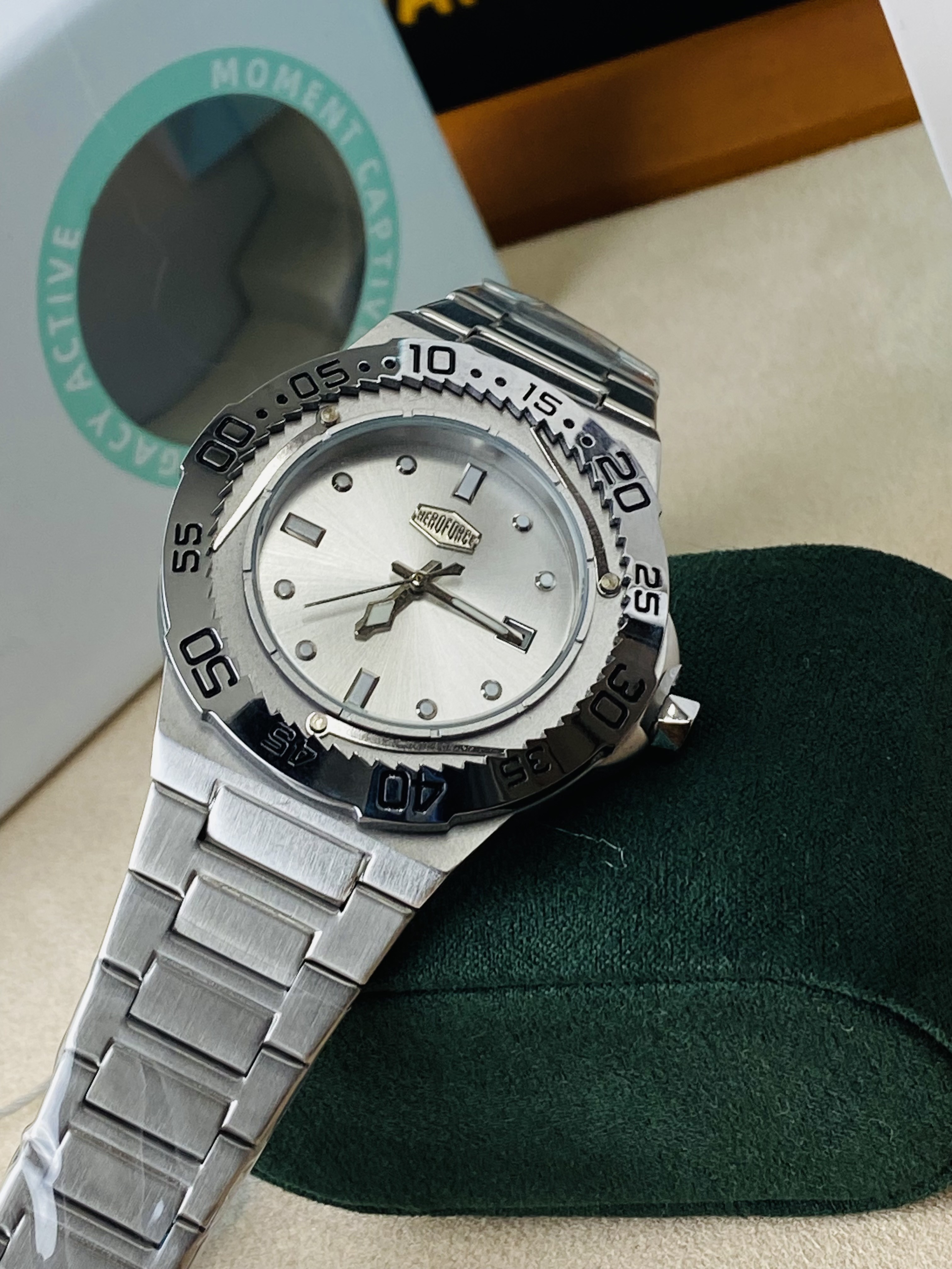 HeroForce 5009 – Men’s Stainless Steel Chain Watch | Durable & Stylish Men’s Wristwatch