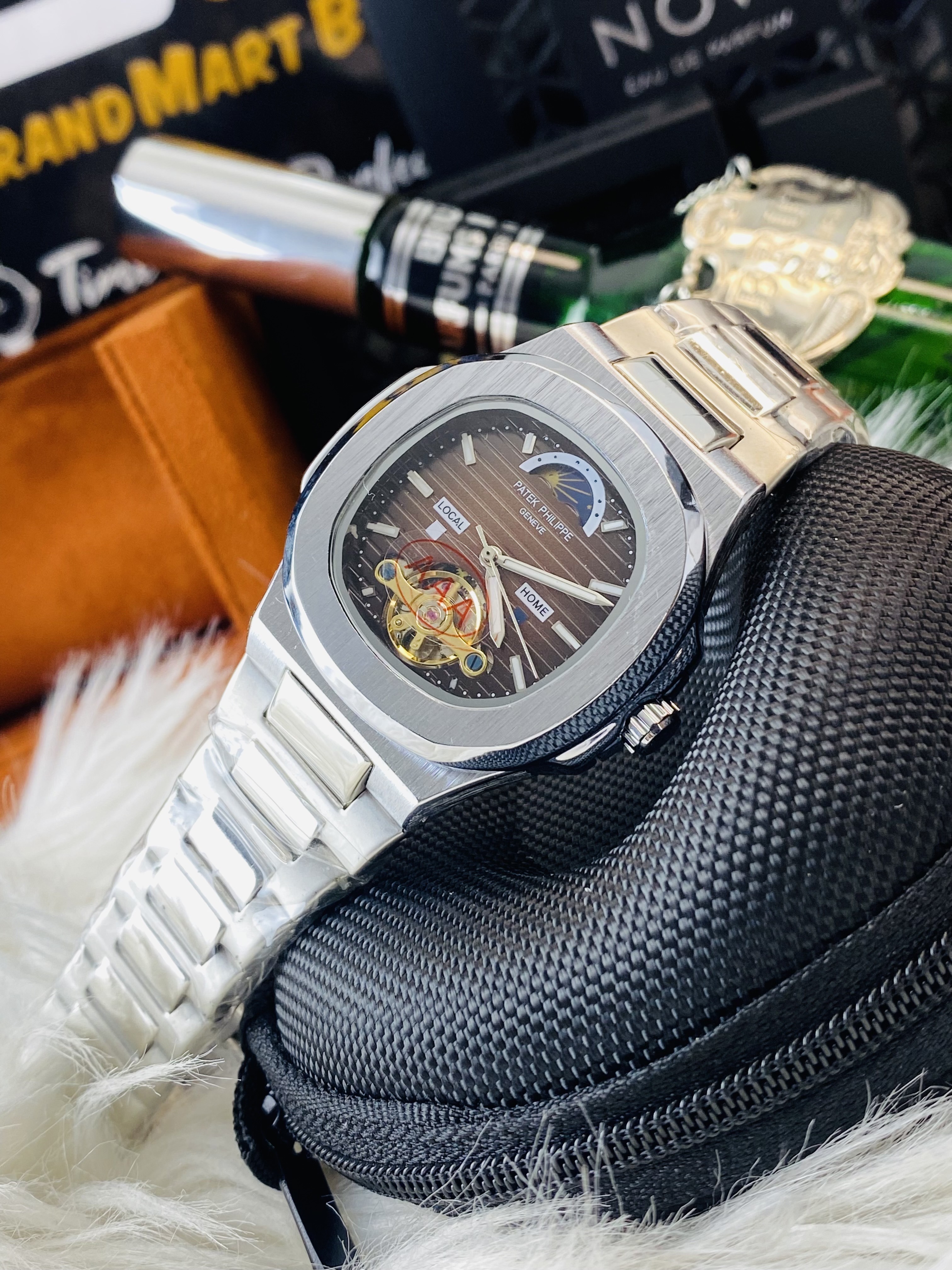 Patek Philippe Nautilus Tourbillon Moonphase|| Brown dial