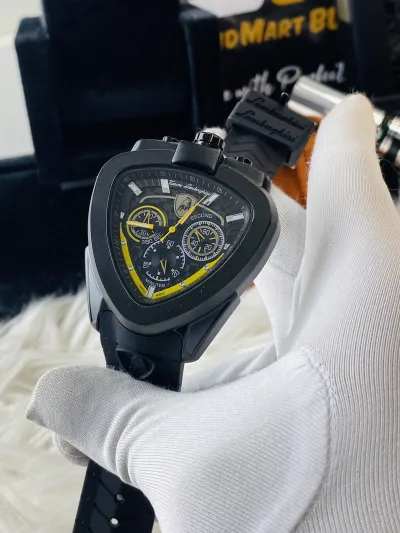 Lamborghini Active Chronograp || Full black_img_0