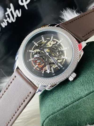 Fossil Machine Automatic Brown LiteHide Leather_img_0