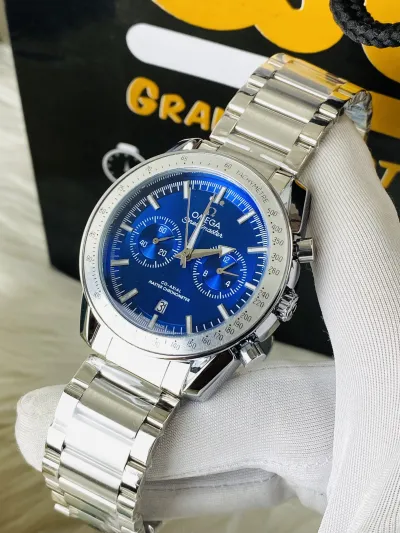 Omega speed master || Blue Dial chain_img_0