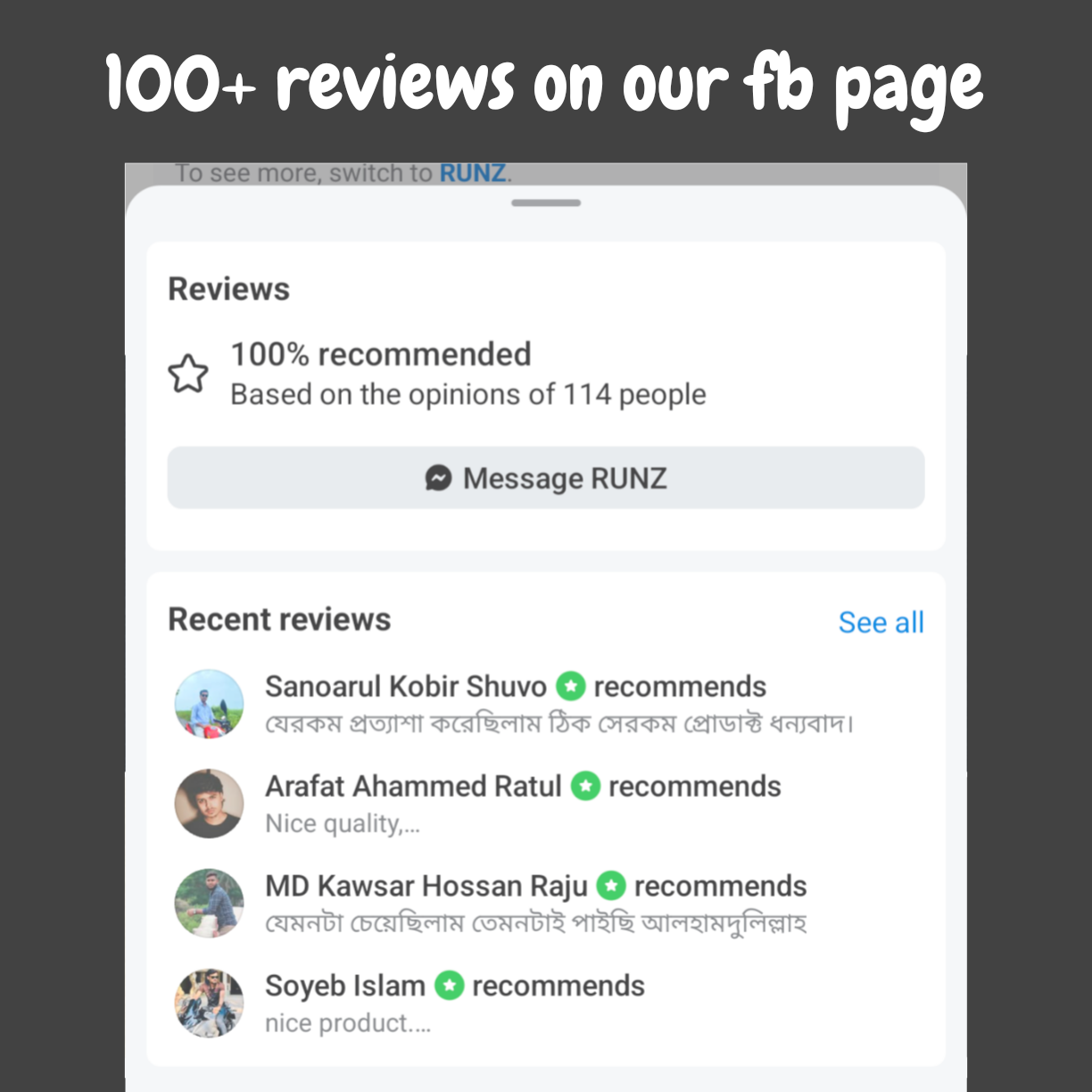 Customer review