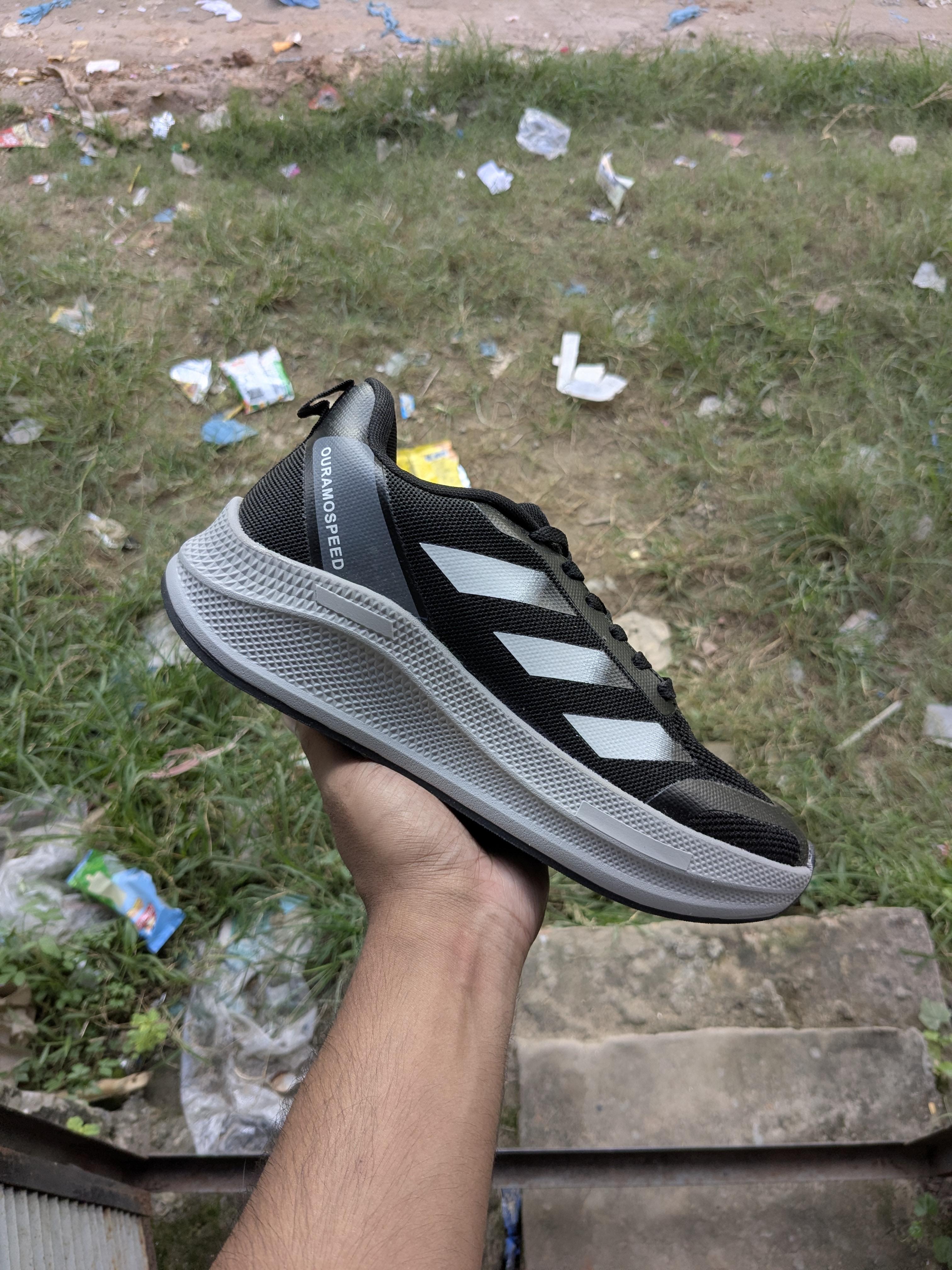 Adidas Running Sneakers (Black)_img_1